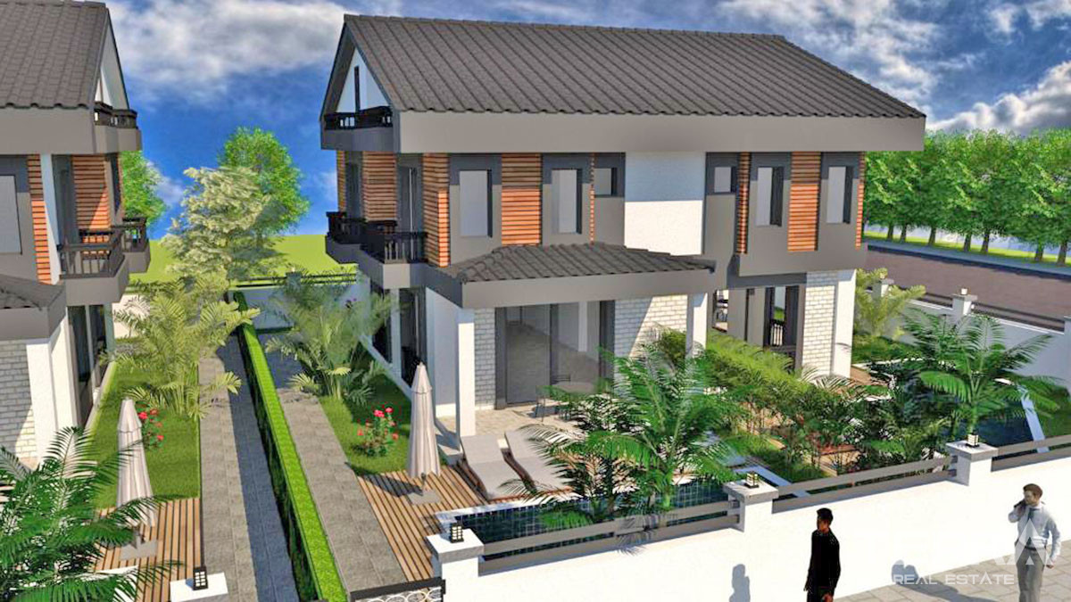 Semi-Detached Villas to Buy in Fethiye Only 700m from the Çalış Beach - 50632