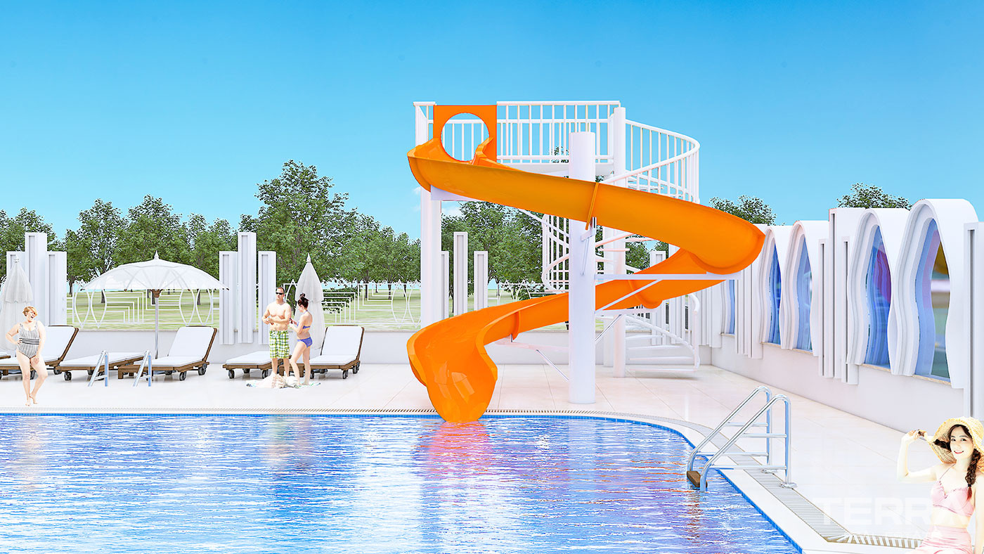 Luxury Flats to Buy with Various Amenities in Alanya Mahmutlar - 50715