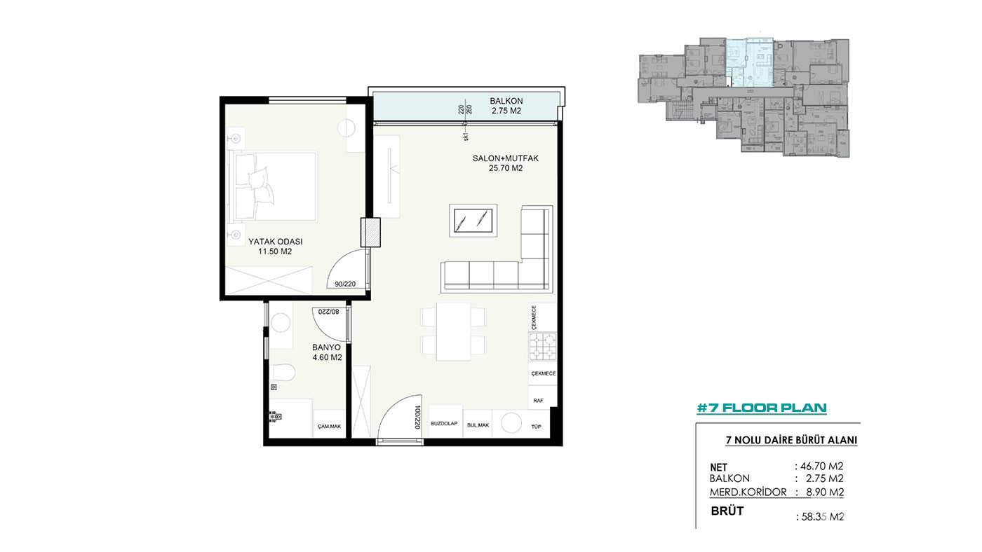 Appartements au Centre-Ville d’Alanya Proches des Commerces - 50846