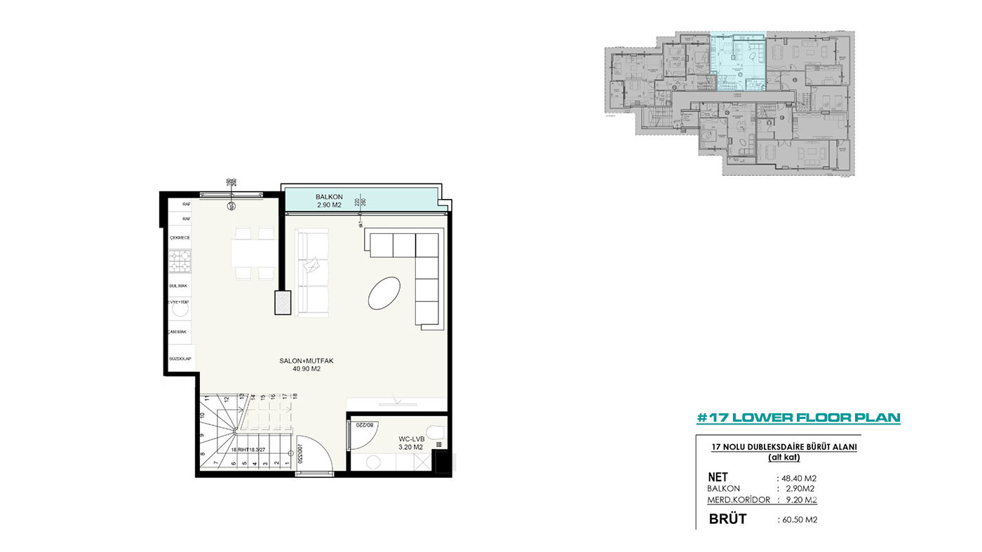 Appartements au Centre-Ville d’Alanya Proches des Commerces - 50854
