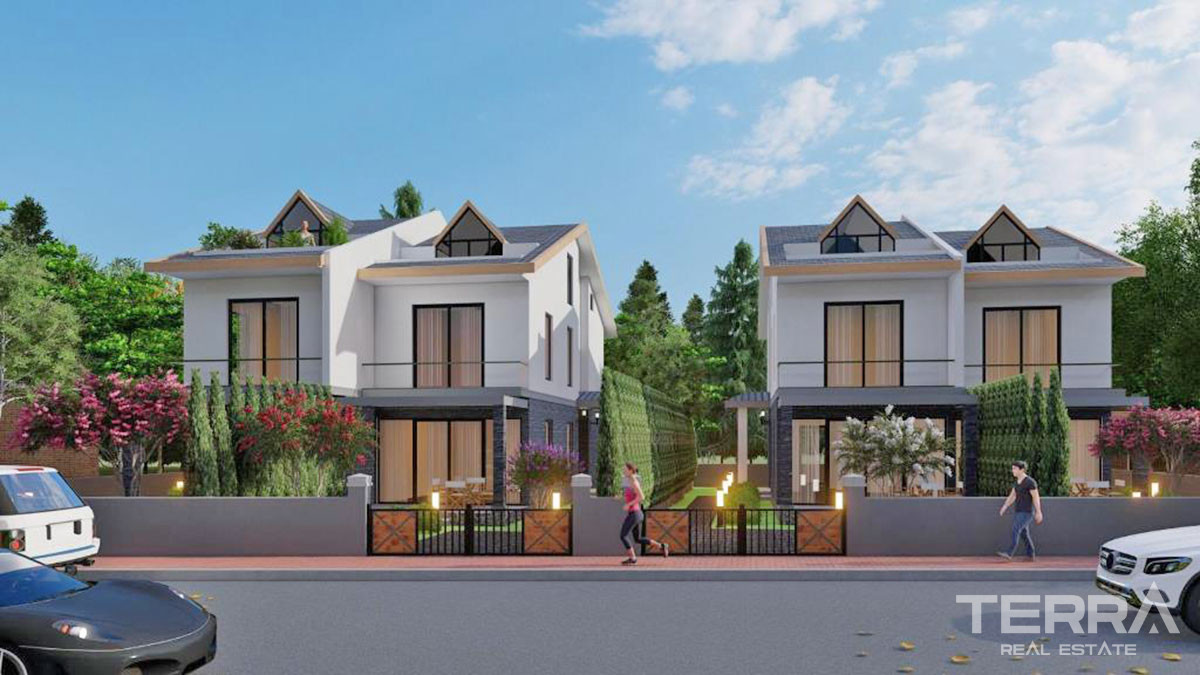 Maisons Elégants à Vendre à Çalış à Distance de Marche de la Plage - 50860