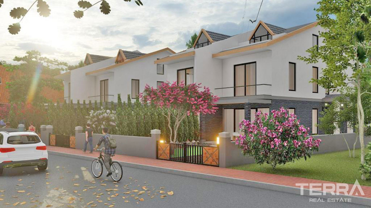 Maisons Elégants à Vendre à Çalış à Distance de Marche de la Plage - 50861
