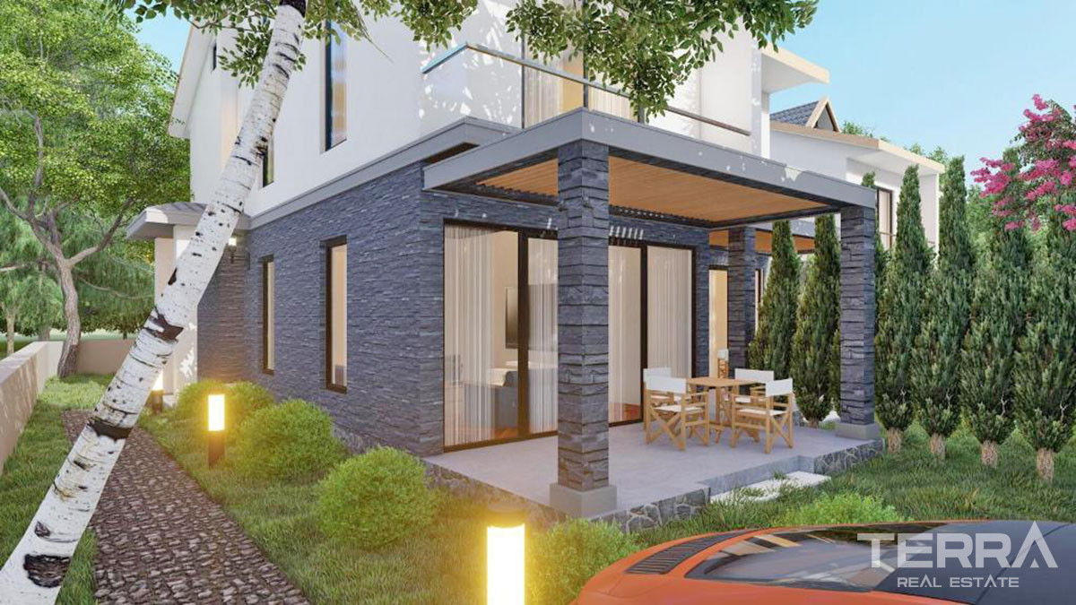 Maisons Elégants à Vendre à Çalış à Distance de Marche de la Plage - 50866