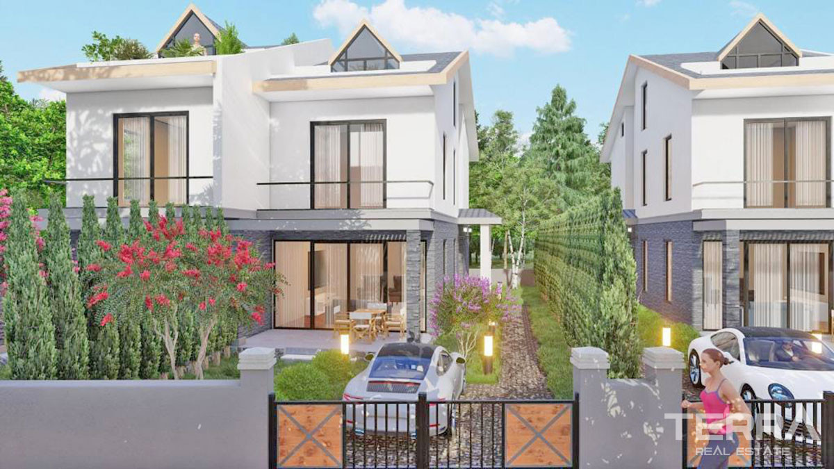 Maisons Elégants à Vendre à Çalış à Distance de Marche de la Plage - 50867