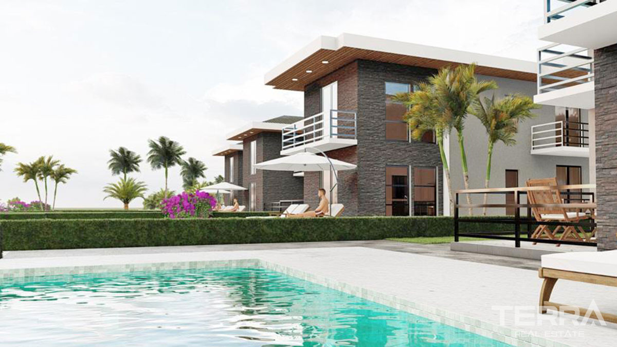 Detached Villas with Large Garden and Pool for Sale in Çalış Fethiye - 50871