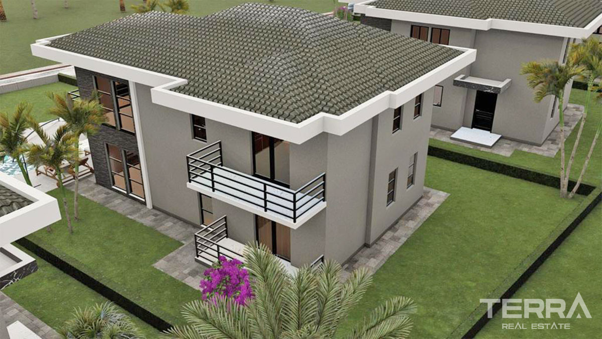 Detached Villas with Large Garden and Pool for Sale in Çalış Fethiye - 50876