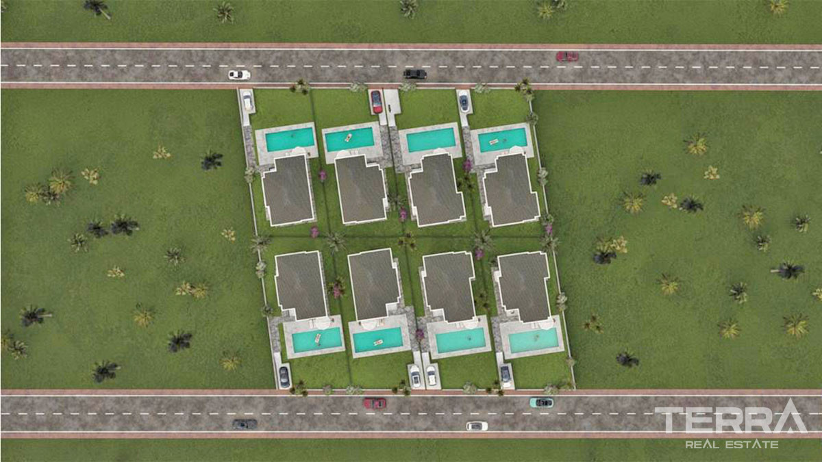 Detached Villas with Large Garden and Pool for Sale in Çalış Fethiye - 50877