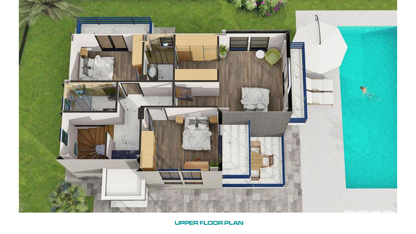 Detached Villas with Large Garden and Pool for Sale in Çalış Fethiye - 50882