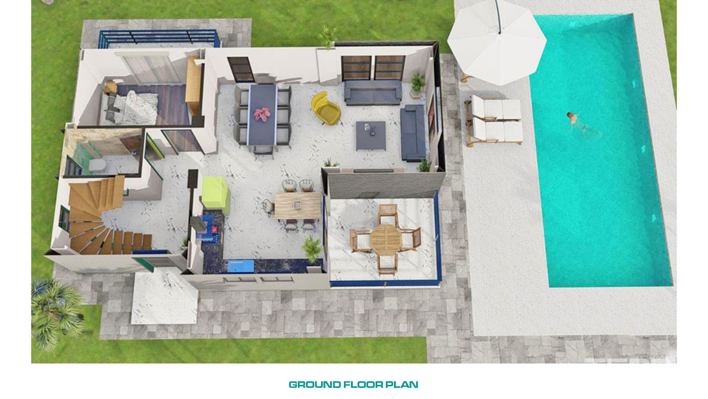 Detached Villas with Large Garden and Pool for Sale in Çalış Fethiye - 50885