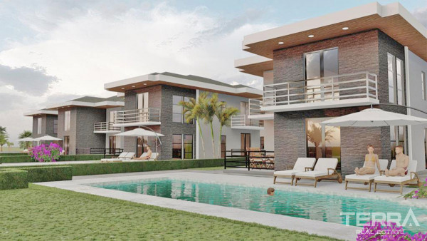 Detached Villas with Large Garden and Pool for Sale in Çalış Fethiye