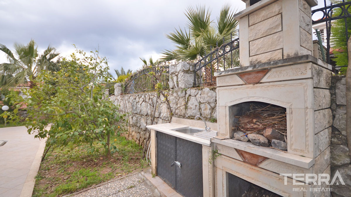 Resale Detached Villa in Ovacik with Stunning View and Large Plot - 50974