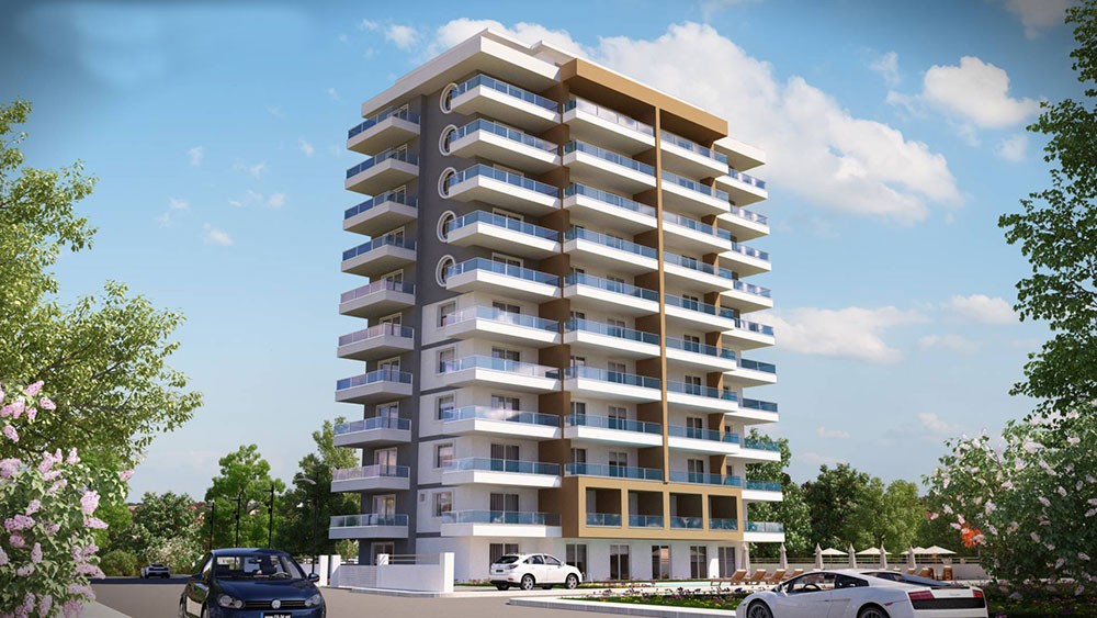 Erschwingliche Wohnungen in Mahmutlar, Alanya - 739