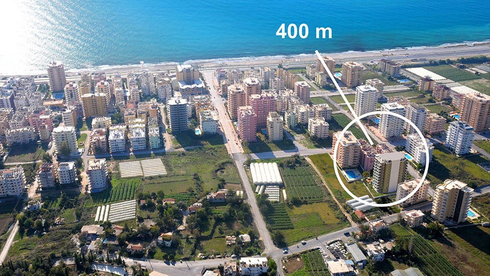 Erschwingliche Wohnungen in Mahmutlar, Alanya - 741