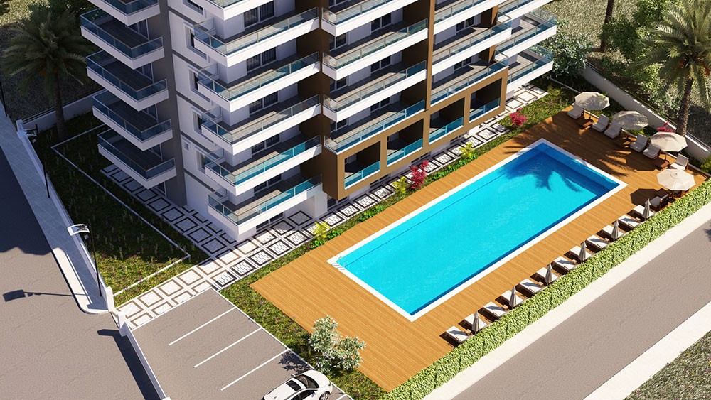 Erschwingliche Wohnungen in Mahmutlar, Alanya - 742