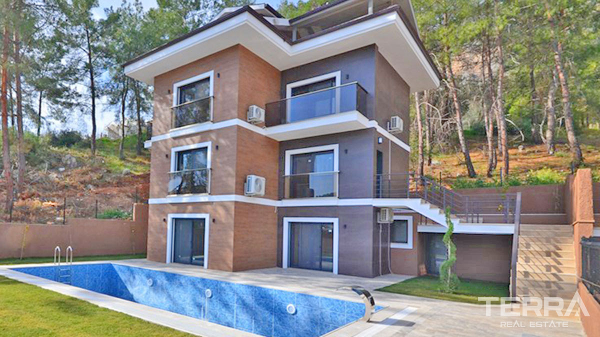Key-Ready Luxury Villa tu Buy in Serene Location of Göcek Fethiye
