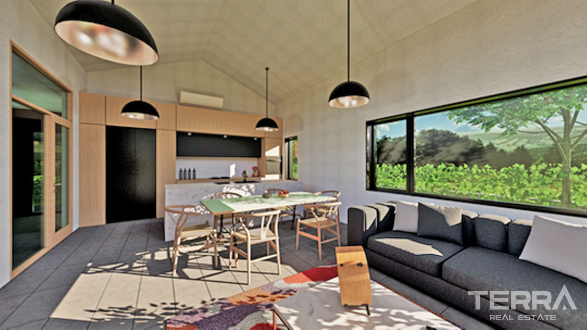 Modern Designed Bungalow with Swimming Pool to Buy in Üzümlü Fethiye - 51123