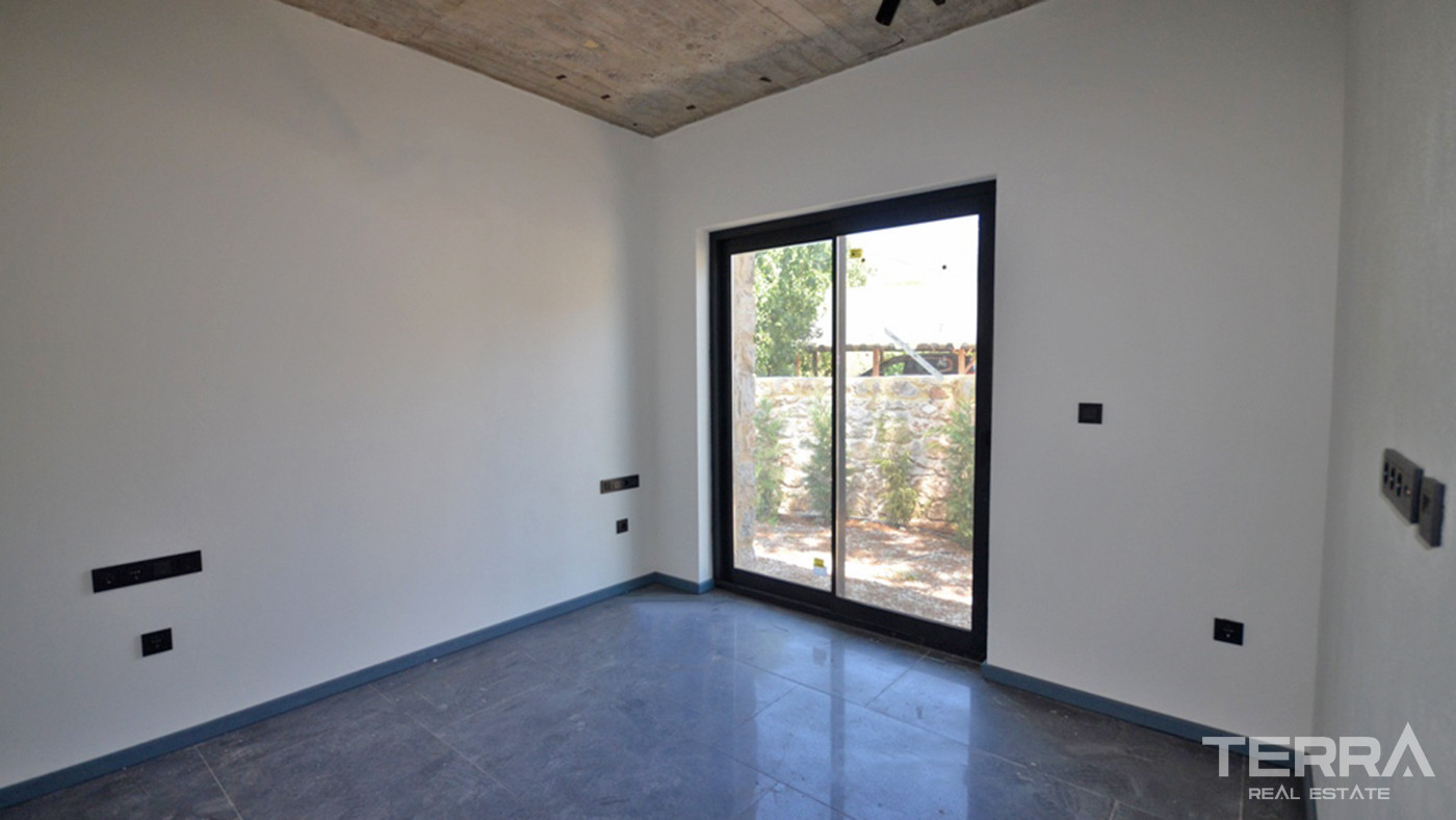 Modern Designed Bungalow with Swimming Pool to Buy in Üzümlü Fethiye - 57309