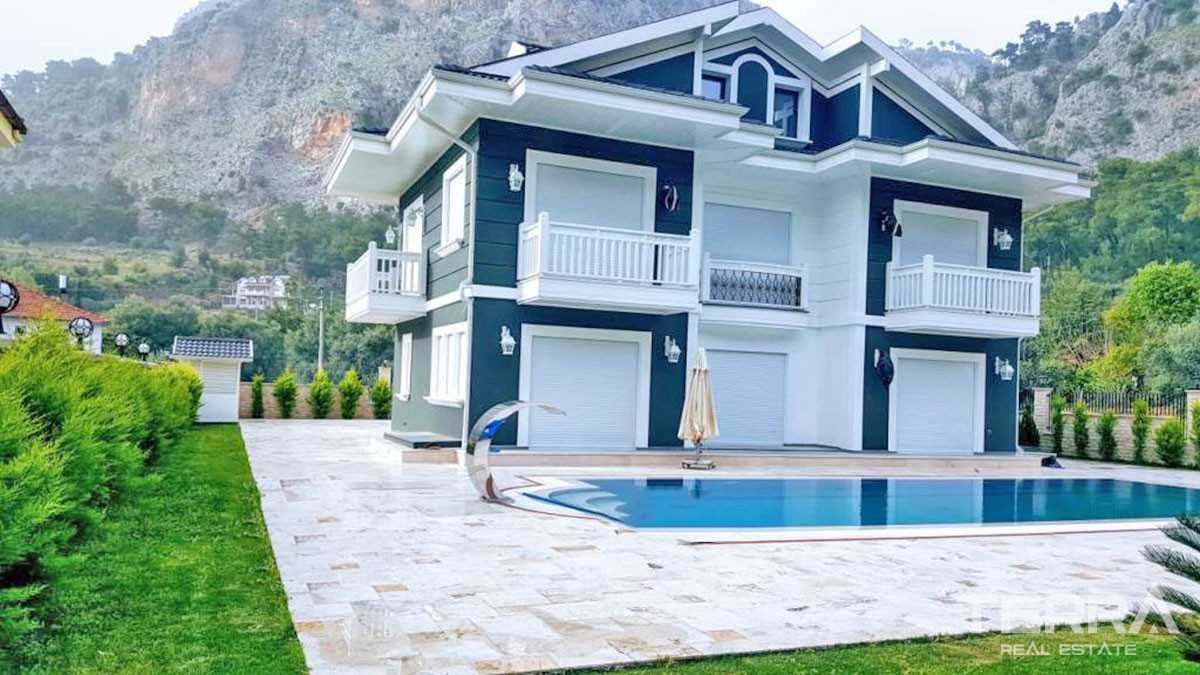 Excellent 9-Bedroom Villa with Nature View Resale in Fethiye Göcek