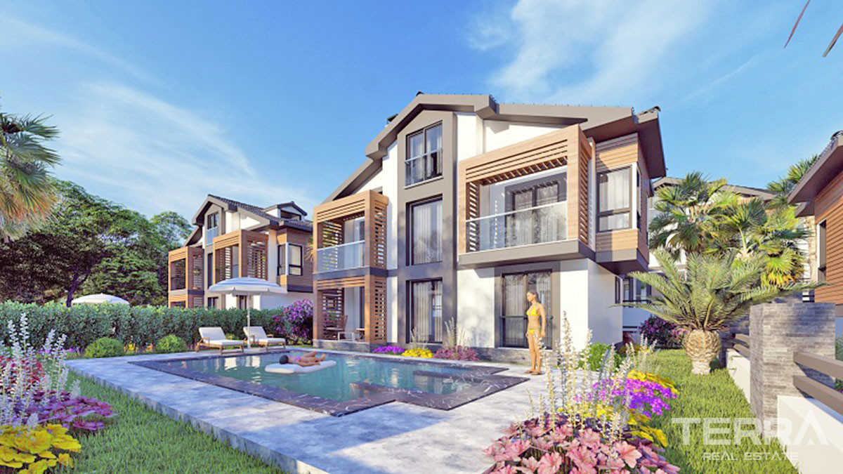 Brand New Villas with Private Swimming Pool for Sale in Fethiye Calış - 51353
