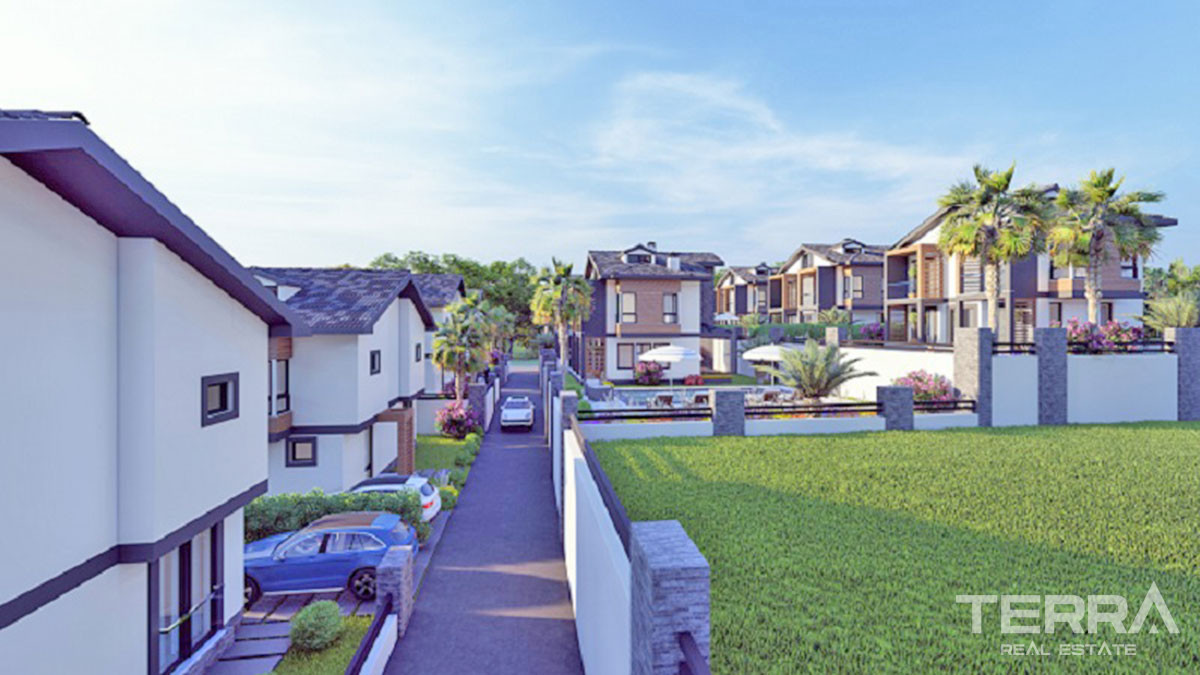 Brand New Villas with Private Swimming Pool for Sale in Fethiye Calış - 51358