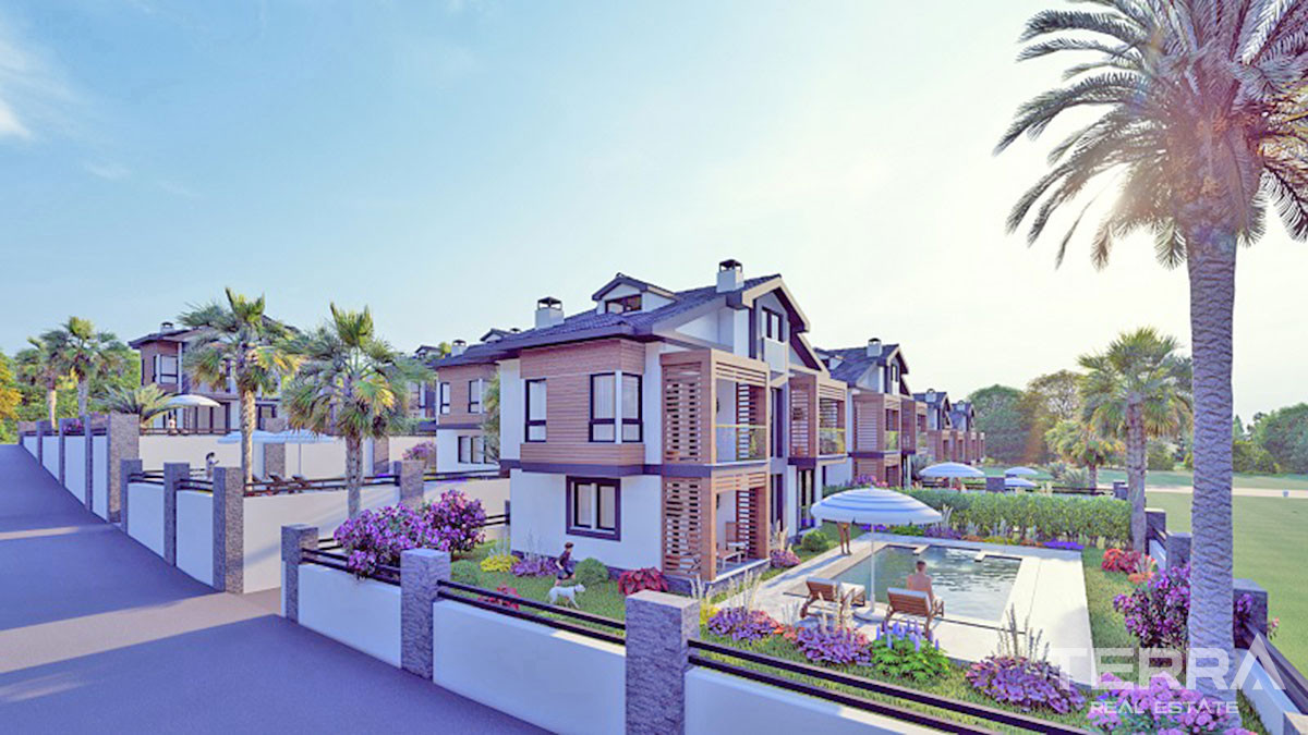 Brand New Villas with Private Swimming Pool for Sale in Fethiye Calış - 51359