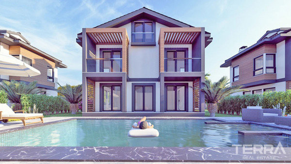 Brand New Villas with Private Swimming Pool for Sale in Fethiye Calış