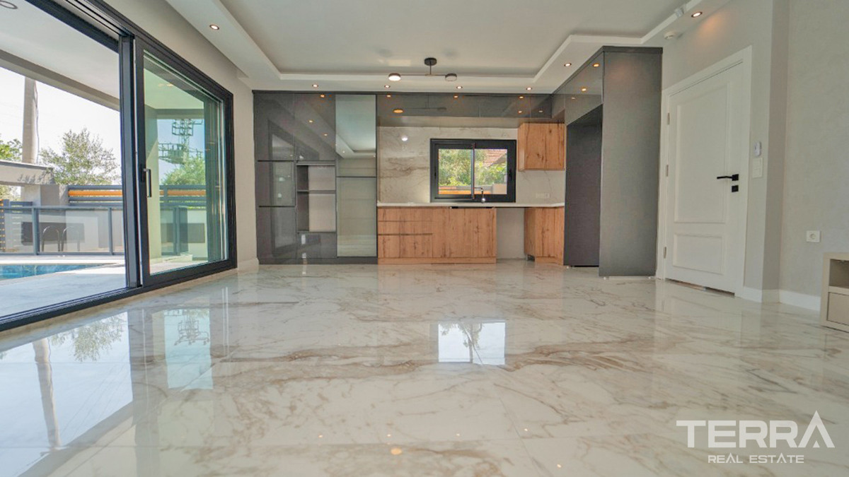 Modern Villas with Large Pool For Sale in Çiftlik Çaliş Fethiye - 55774