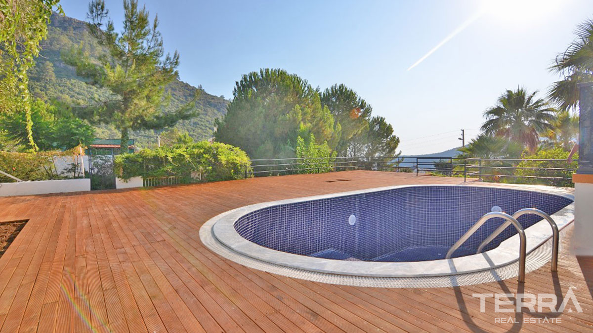 New Villa with an Outdoor & Indoor Pool for Sale in Ovacık Fethiye - 51400
