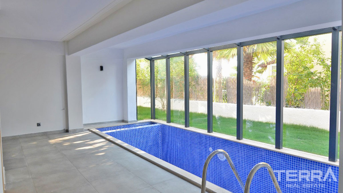 New Villa with an Outdoor & Indoor Pool for Sale in Ovacık Fethiye - 51402