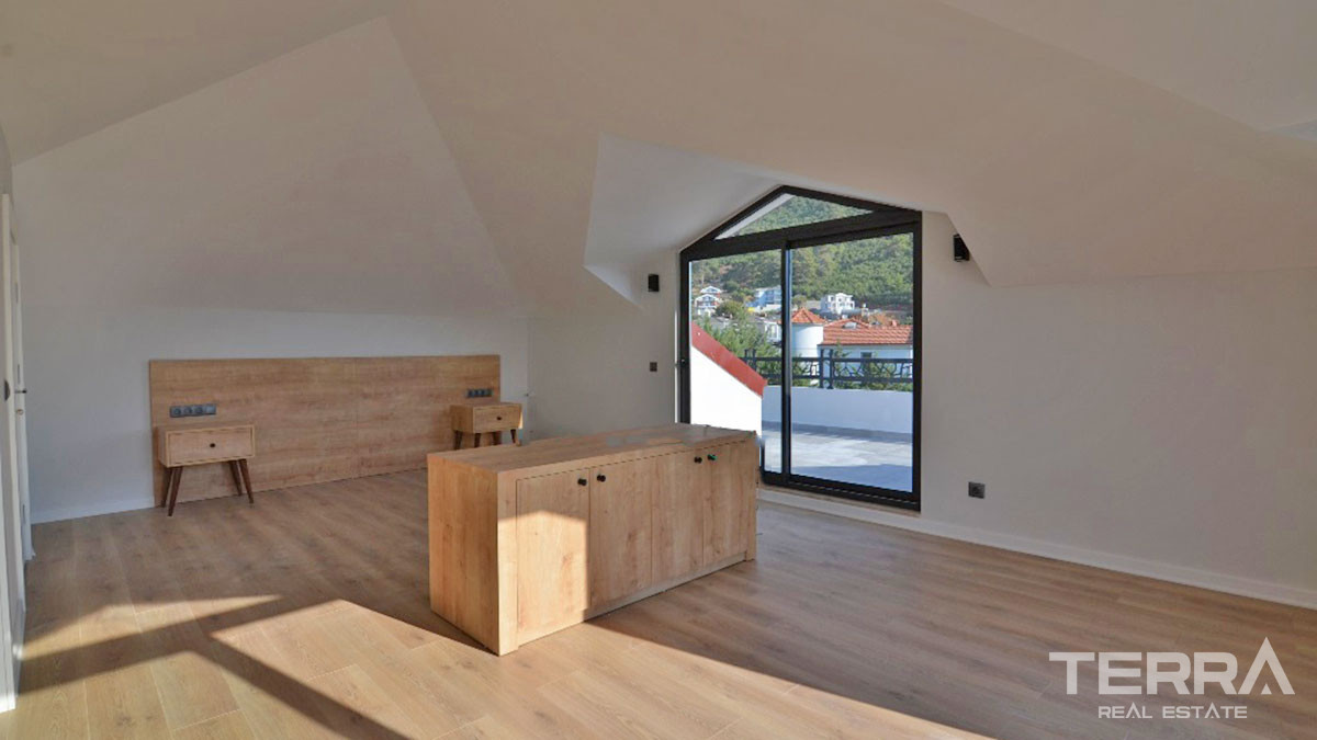 New Villa with an Outdoor & Indoor Pool for Sale in Ovacık Fethiye - 51408