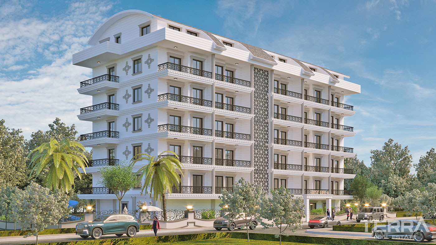 One Bed Flats for Sale in Alanya Mahmutlar Within Proximity to the Sea - 51524