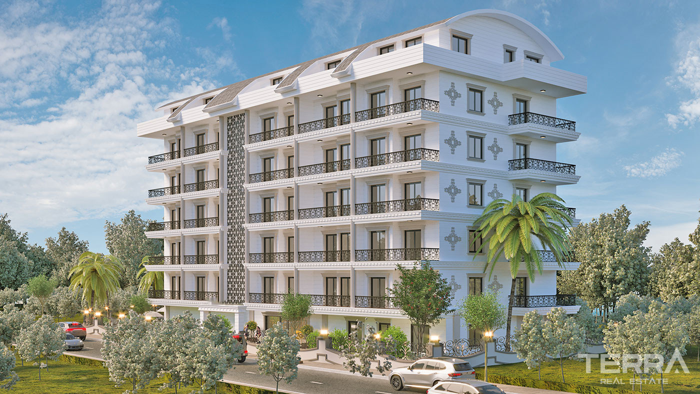 One Bed Flats for Sale in Alanya Mahmutlar Within Proximity to the Sea - 51526
