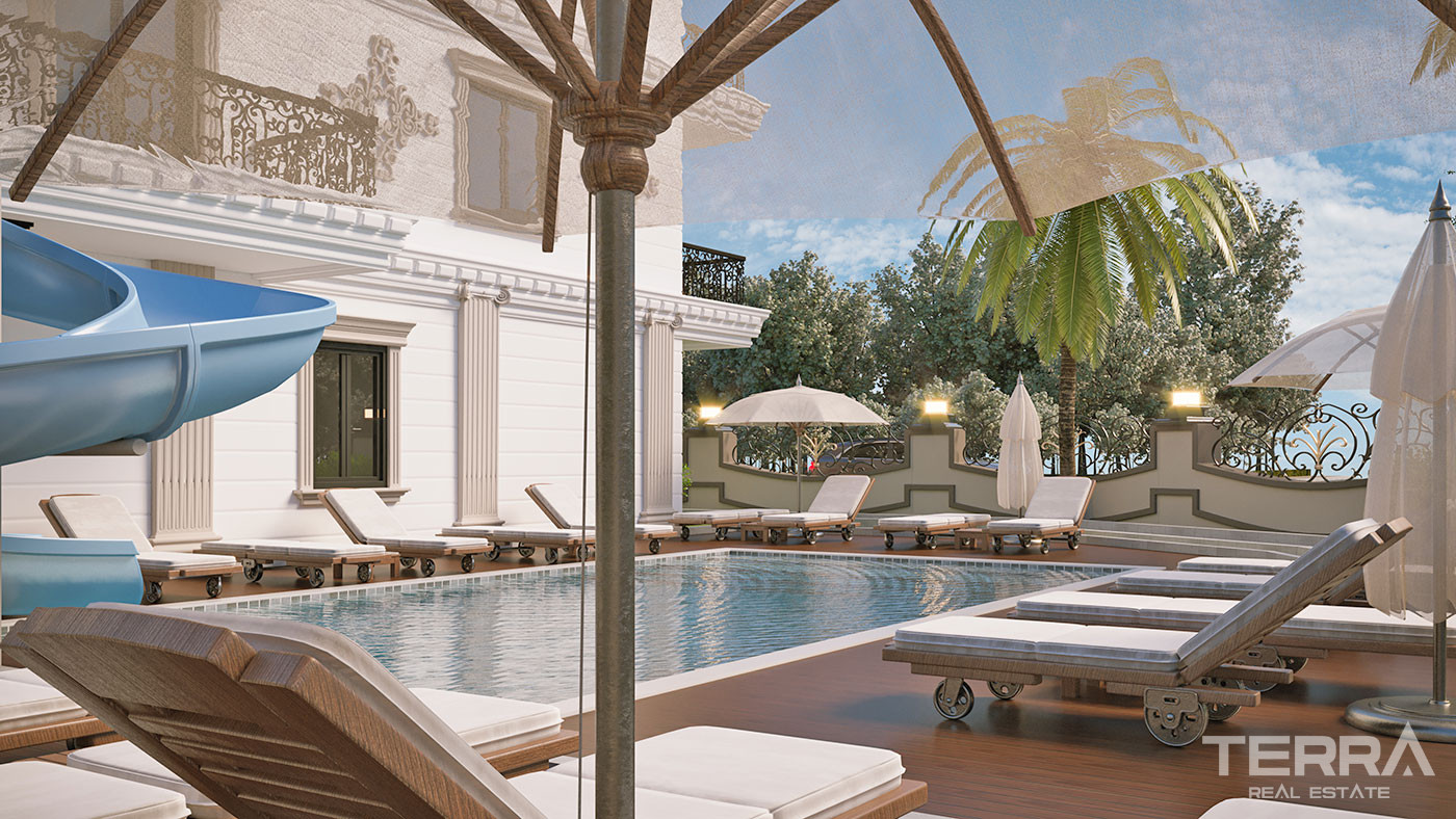 One Bed Flats for Sale in Alanya Mahmutlar Within Proximity to the Sea - 51527