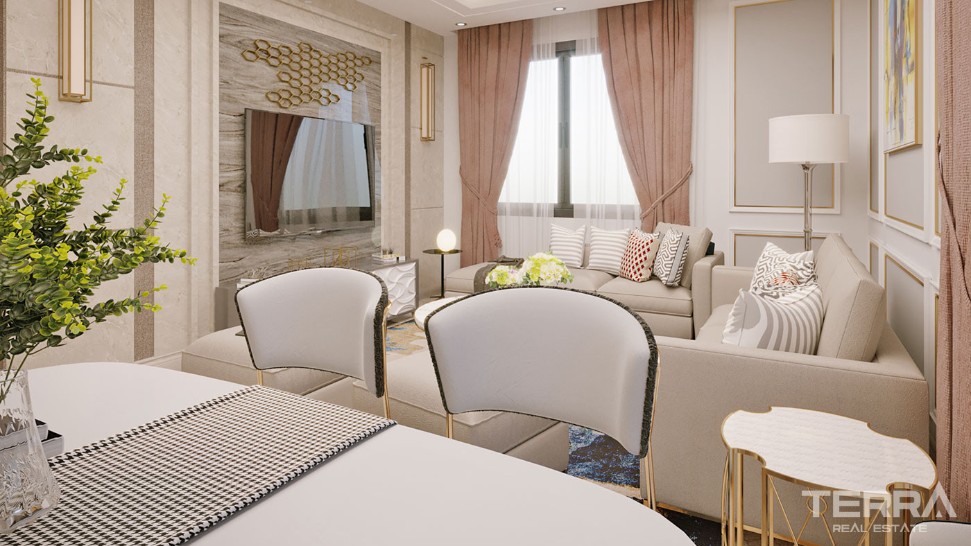 One Bed Flats for Sale in Alanya Mahmutlar Within Proximity to the Sea - 51551
