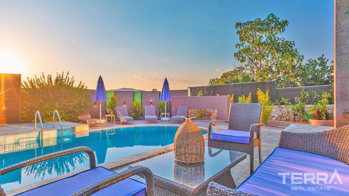 Villa for Sale in Fethiye Town with Two Amazing Swimming Pools - 51556