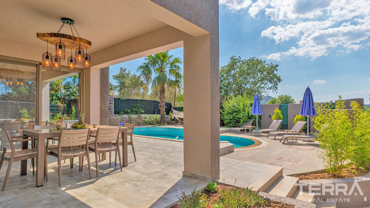 Villa for Sale in Fethiye Town with Two Amazing Swimming Pools - 51561