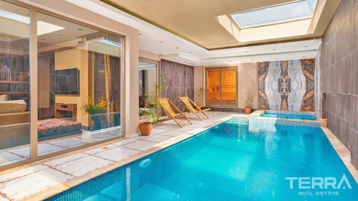 Villa for Sale in Fethiye Town with Two Amazing Swimming Pools - 51564