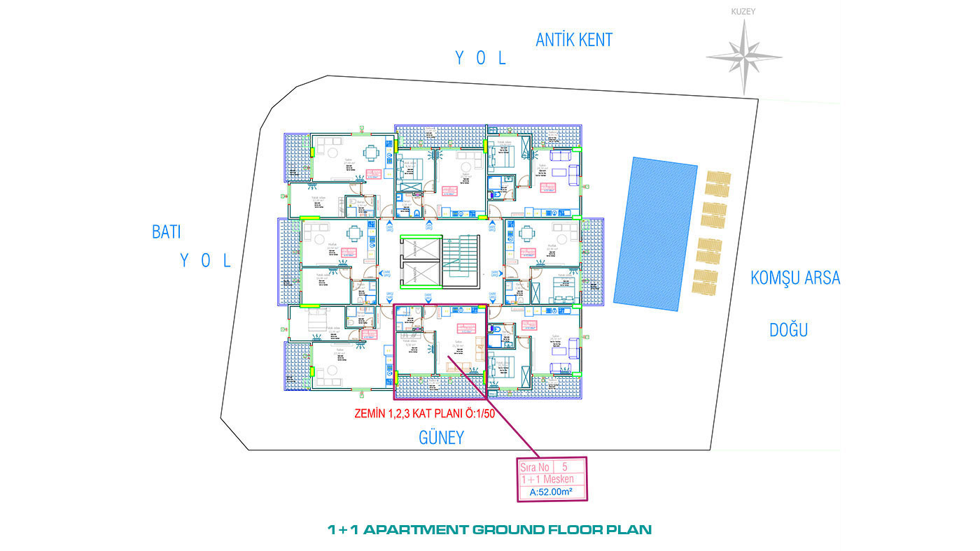Alanya Mahmutlar'da Sahile Yakın Satılık Şık Daireler - 51706