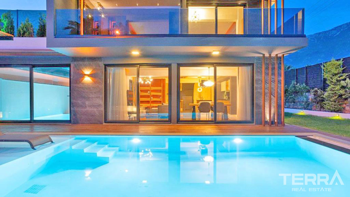 Exclusive Villa with Two Pools, Sauna and Jacuzzi in Fethiye - 51818