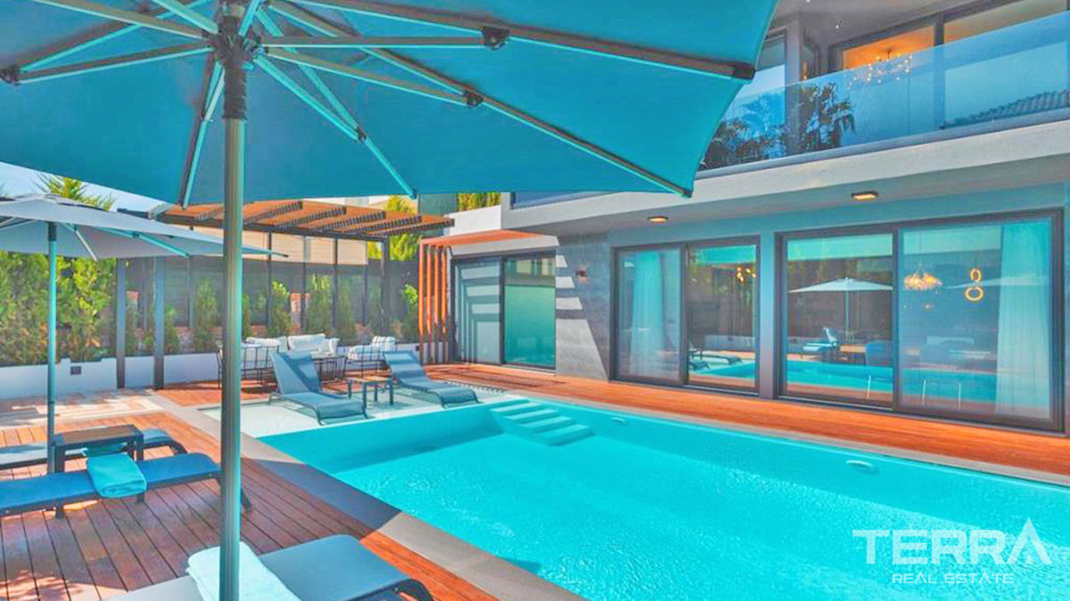 Exclusive Villa with Two Pools, Sauna and Jacuzzi in Fethiye - 51819
