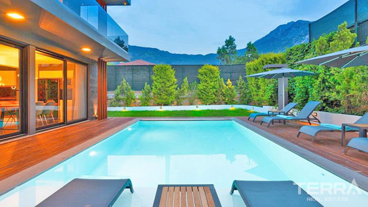Exclusive Villa with Two Pools, Sauna and Jacuzzi in Fethiye - 51821