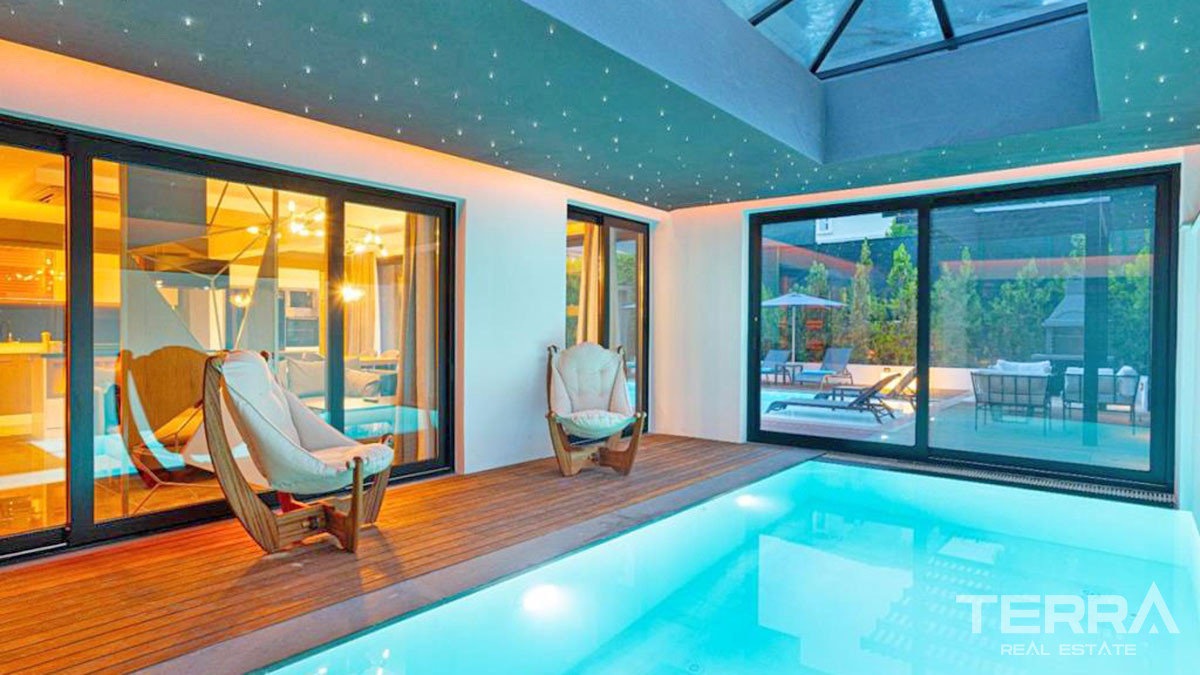 Exclusive Villa with Two Pools, Sauna and Jacuzzi in Fethiye - 51825