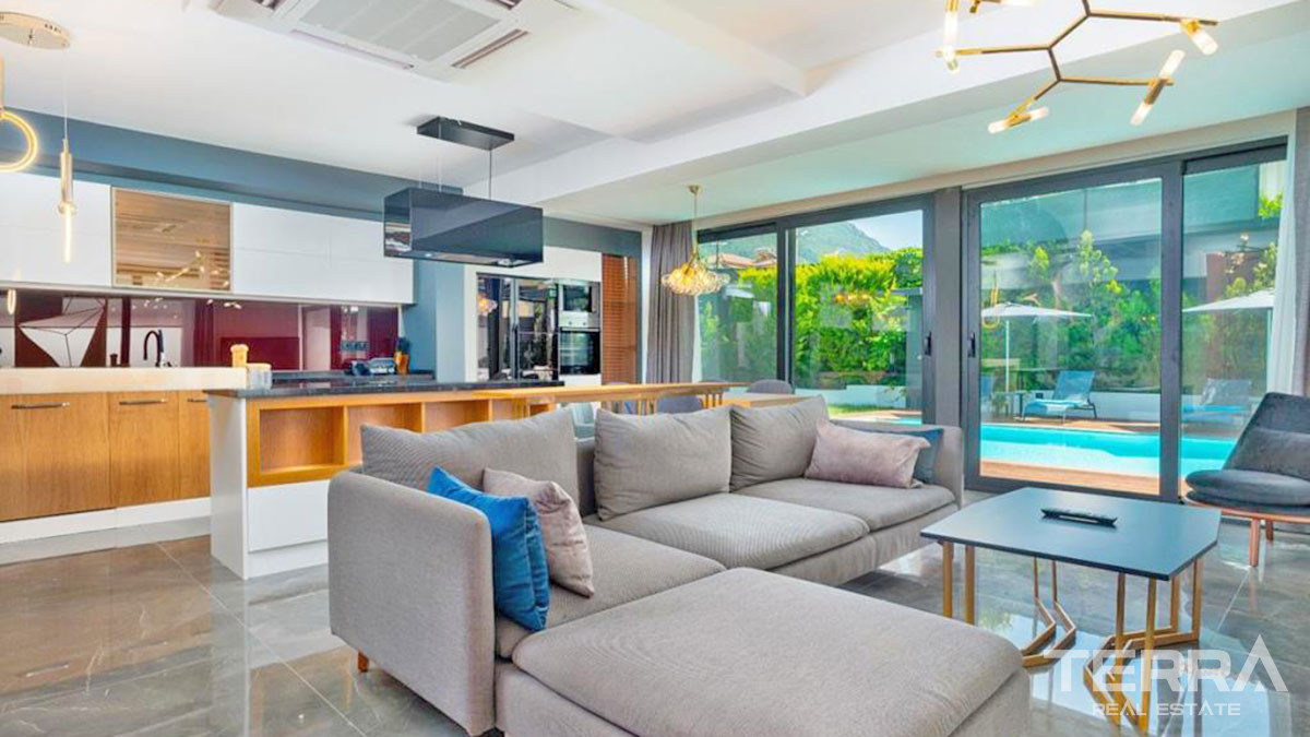 Exclusive Villa with Two Pools, Sauna and Jacuzzi in Fethiye - 51834