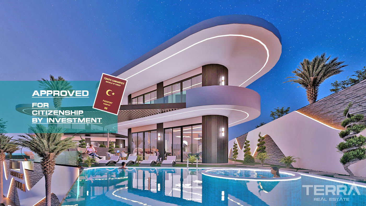 Modern Detached Sea-View Villas for Sale in Alanya Kargıcak