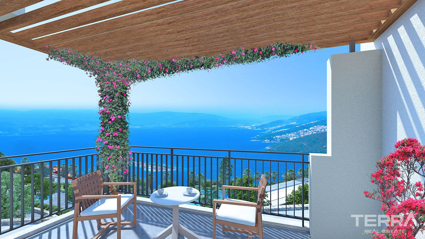Ultra Luxury Apartments in Bodrum With Amazing Panoramic Sea View