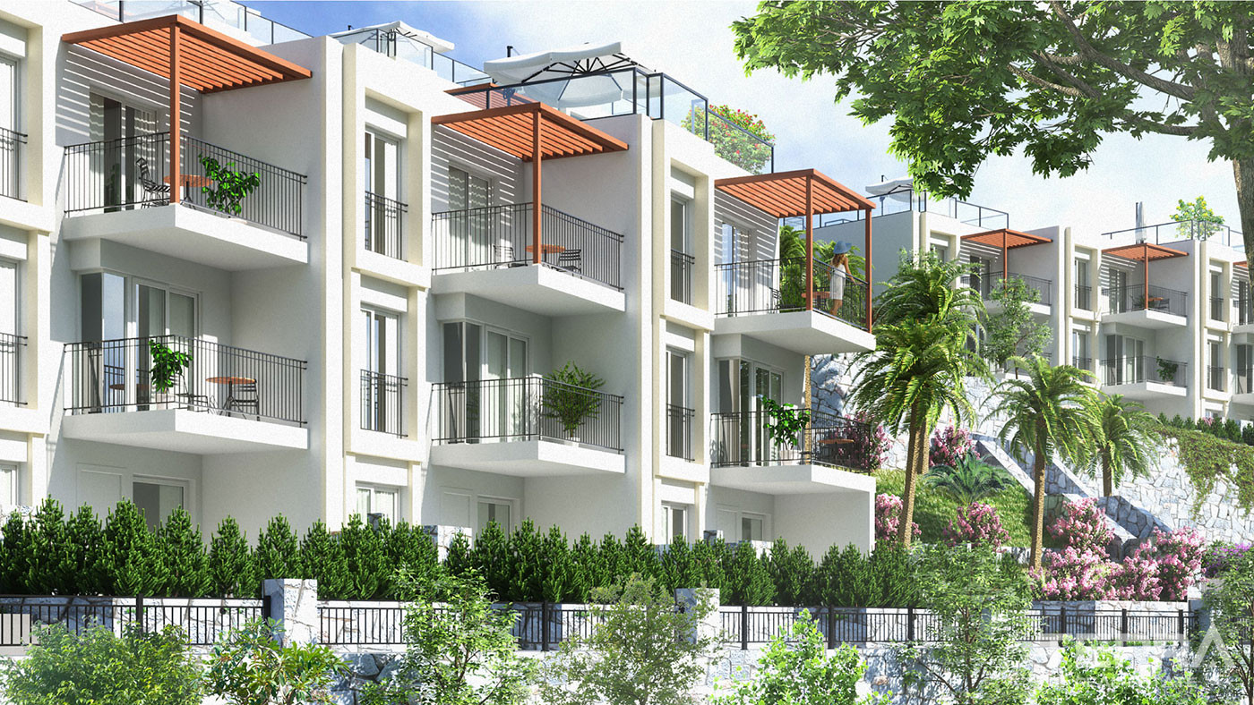 Ultra Luxury Apartments in Bodrum With Amazing Panoramic Sea View - 52215