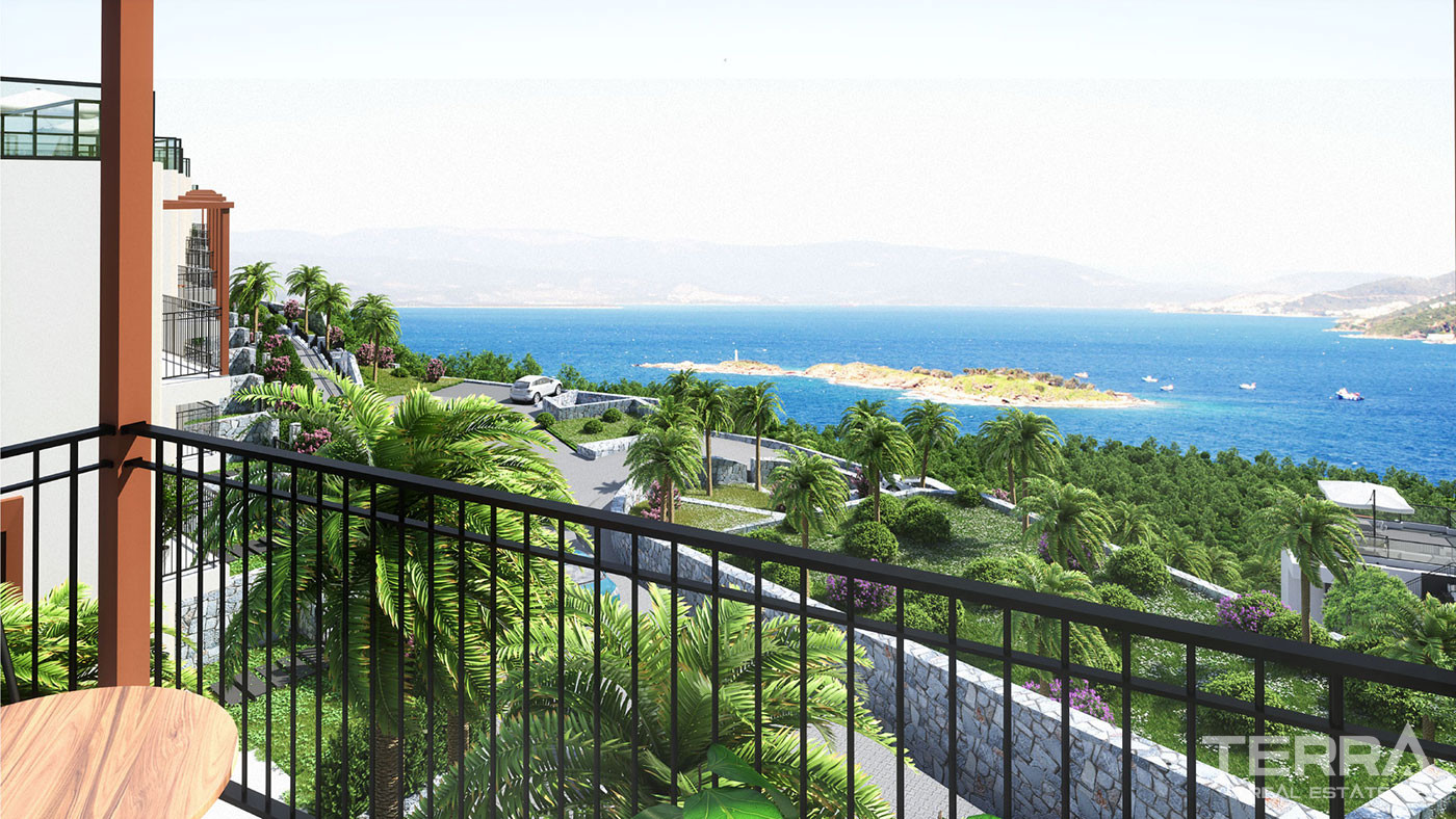 Ultra Luxury Apartments in Bodrum With Amazing Panoramic Sea View - 52216