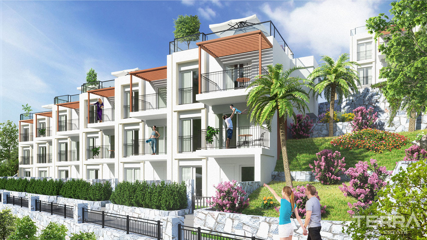 Ultra Luxury Apartments in Bodrum With Amazing Panoramic Sea View - 52219