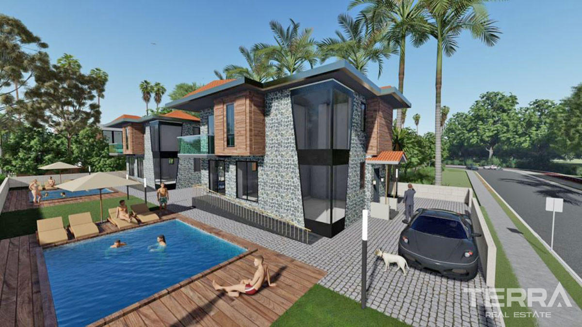 Bargain Villas with Private Garden & Swimming Pool in Üzümlü Fethiye - 51931