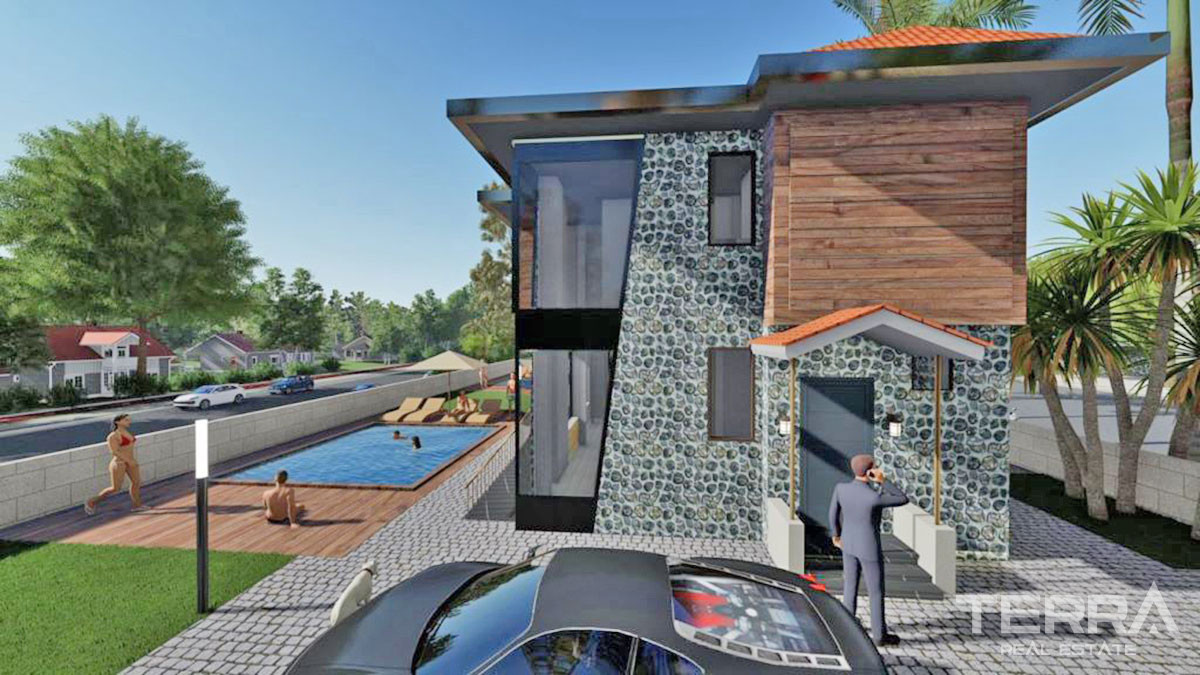 Bargain Villas with Private Garden & Swimming Pool in Üzümlü Fethiye - 51930